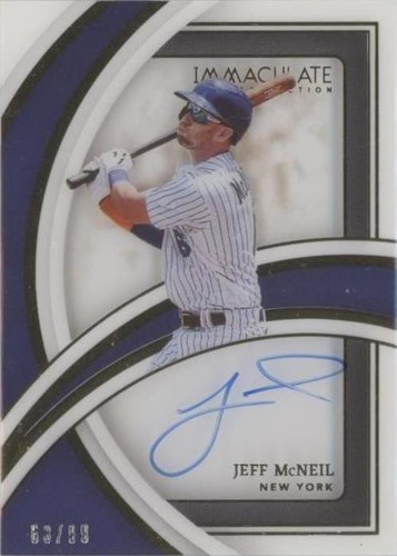 2022 Panini Immaculate Collection - Jeff McNeil #SS-JM