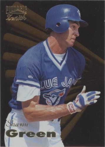 1996 Pinnacle Zenith - Shawn Green #11