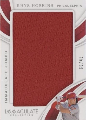 2019 Panini Immaculate Collection - Rhys Hoskins #IJ-RYS