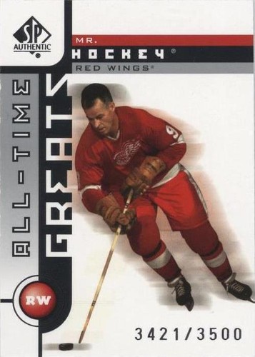 2001-02 SP Authentic - Gordie Howe #99