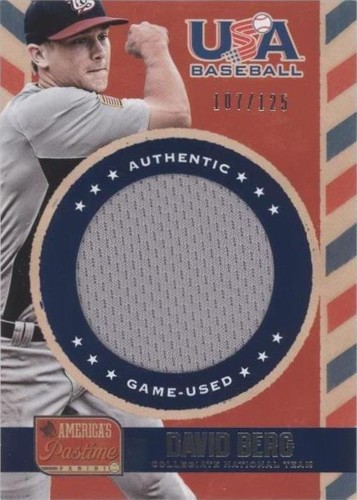 2013 Panini America's Pastime - David Berg #US-DB