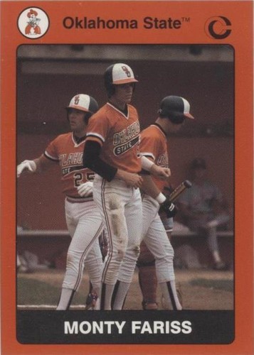 1991 Collegiate Collection Oklahoma State University Cowboys - Monty Fariss #75
