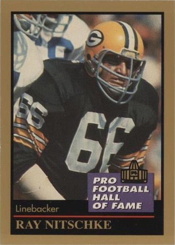 1991 Enor Pro Football Hall of Fame Ray Nitschke #108