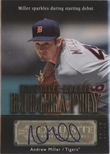 2007 Upper Deck Exquisite Rookie Signatures - Andrew Miller #ERB-AM