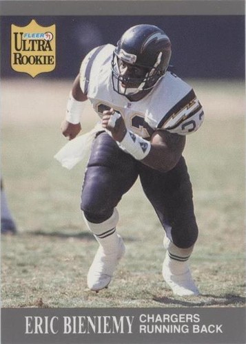 1991 Fleer Ultra Update Eric Bieniemy #U-81
