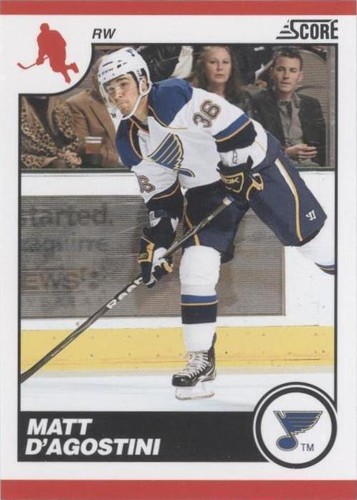 2010-11 Score - Matt D'Agostini #419