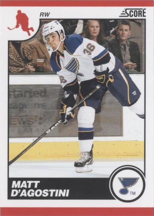 2010-11 Score - Matt D'Agostini #419