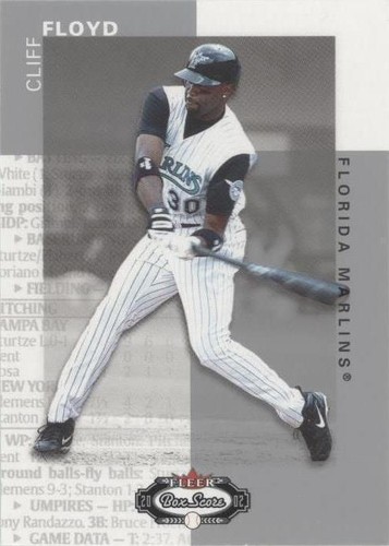 2002 Fleer Box Score - Cliff Floyd #66