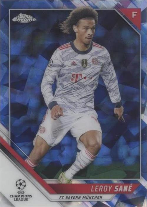 2021-22 Topps Chrome UCL Sapphire Edition Leroy Sané #3