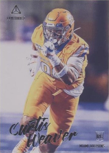 2020 Panini Luminance Curtis Weaver #136