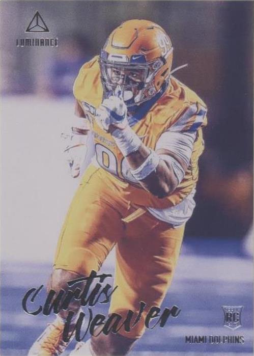 2020 Panini Luminance Curtis Weaver #136