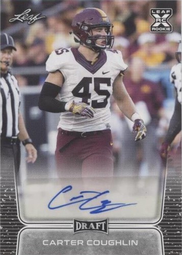 2020 Leaf Draft Carter Coughlin #BA-CC3