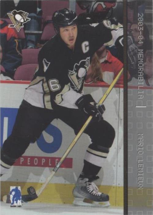 2003-04 In the Game Be A Player Memorabilia - Mario Lemieux #48