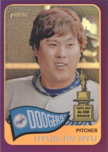 2014 Topps Heritage - Hyun-jin Ryu #THC-84