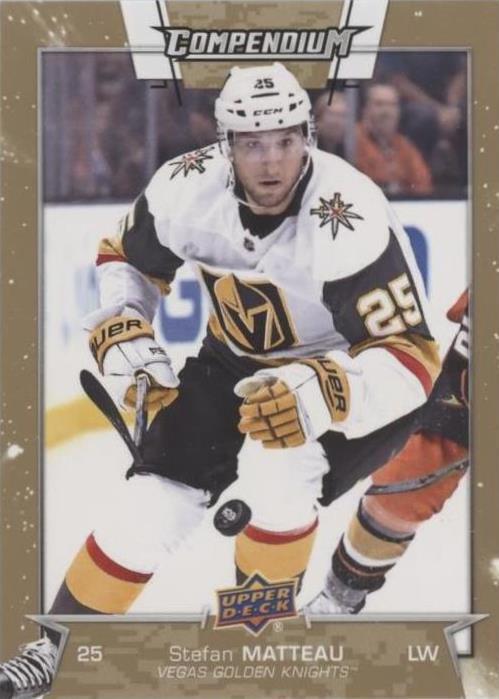 2017-18 Upper Deck Compendium - Stefan Matteau #811