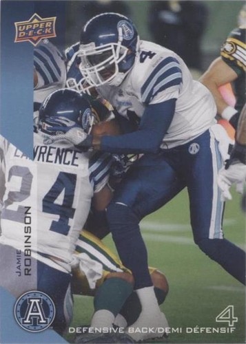 2014 Upper Deck CFL Jamie Robinson #140