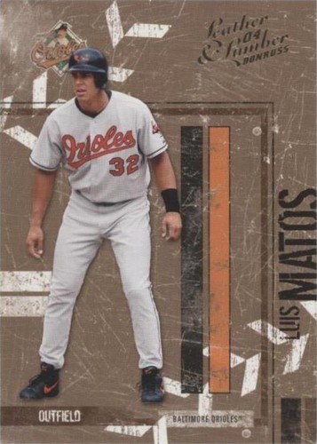 2004 Donruss Leather & Lumber - Luis Matos #21