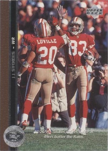1996 Upper Deck J.J. Stokes #117