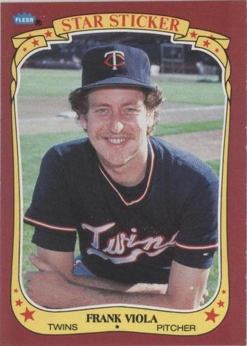 1986 Fleer Star Stickers - Frank Viola #124