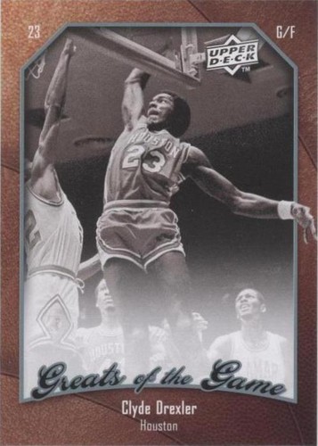 2009-10 Upper Deck Greats of the Game - Clyde Drexler #18
