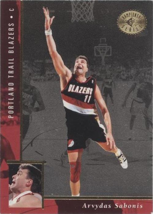 1995-96 SP Championship Series - Arvydas Sabonis #88