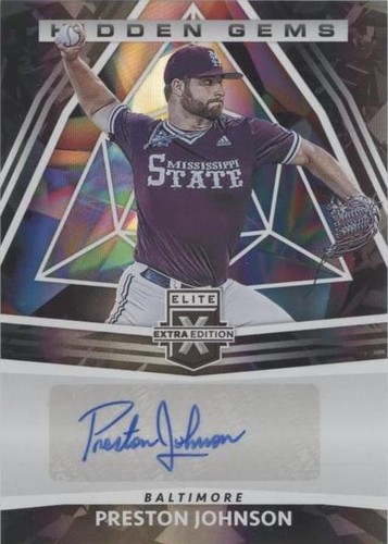 2022 Panini Elite Extra Edition - Preston Johnson #HG-PJ