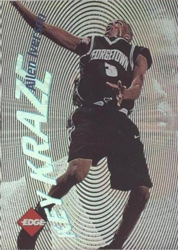 その他 Allen Iverson rc auto topps 1996 Topps Finest Allen Iverson #69 Rookie RC 76ers With W Coating