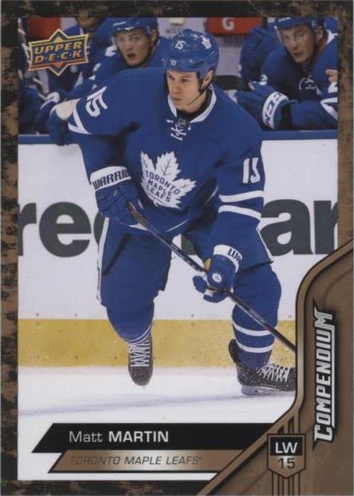 2016-17 Upper Deck Compendium - Matt Martin #541