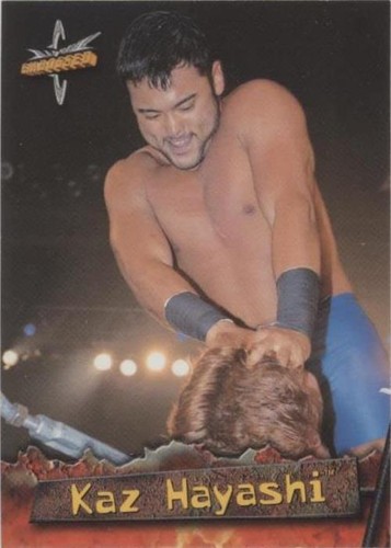 1999 Topps WCW Embossed - Kaz Hayashi #35