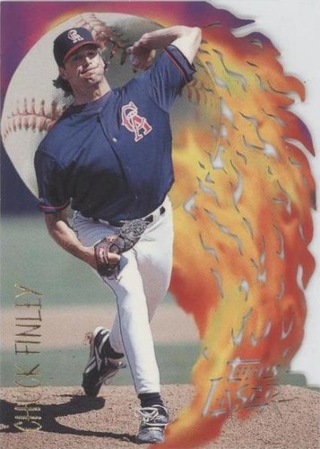 1996 Topps Laser - Chuck Finley #118