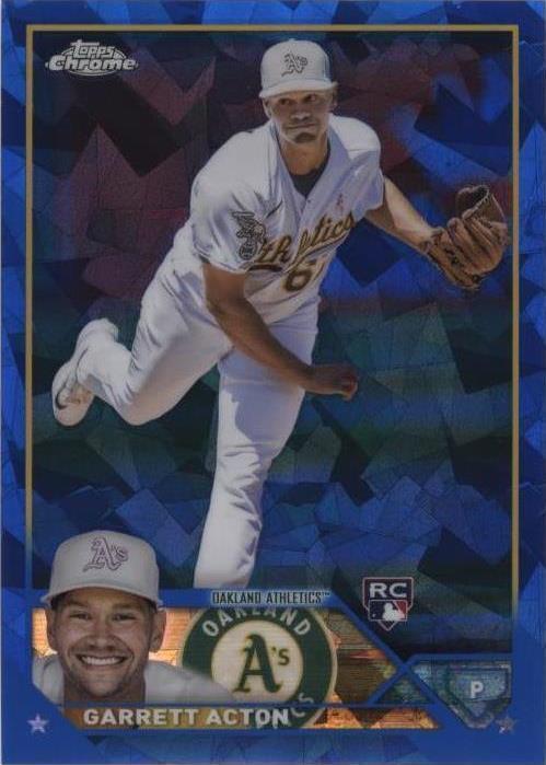 2023 Topps Chrome Update Series Sapphire Edition - Garrett Acton #USCS192