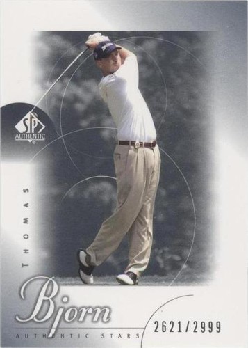 2001 SP Authentic - Thomas Bjorn #68