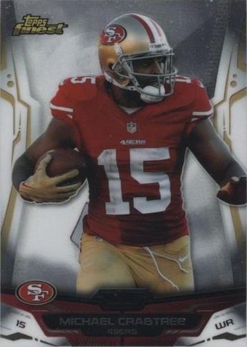 2014 Topps Finest Michael Crabtree #96