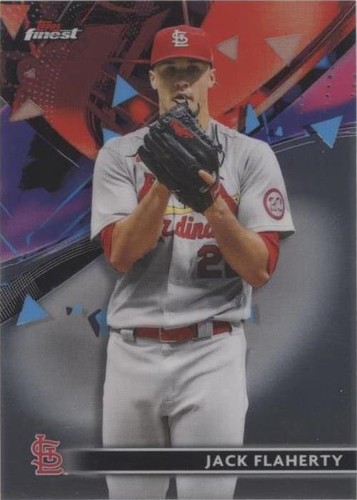 2021 Topps Finest - Jack Flaherty #87