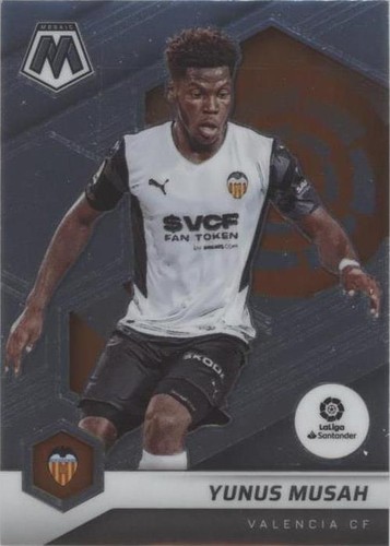 2020-21 MOSAIC LA LIGA #75 YUNUS MUSAH PEACOCK CHOICE ROOKIE