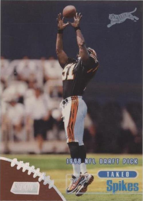 1998 Topps Stadium Club Takeo Spikes No186