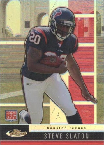 2008 Topps Finest Steve Slaton #123