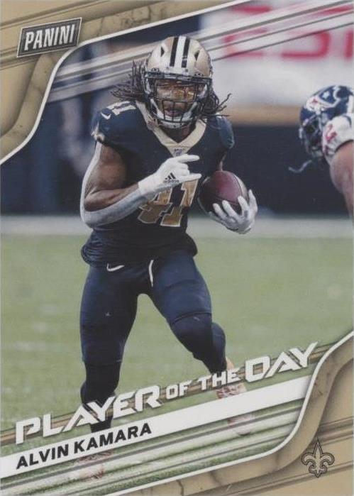 2020 Panini Player of the Day Alvin Kamara #30
