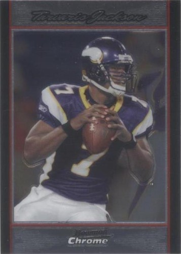 2007 Bowman Chrome Tarvaris Jackson #BC218