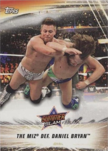 2019 Topps WWE Summerslam - Daniel Bryan The Miz #97