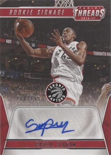 2016-17 Panini Threads - Pascal Siakam #25