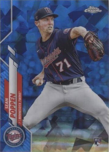 2020 Topps Chrome Update Series Sapphire Edition - Sean Poppen #U-79
