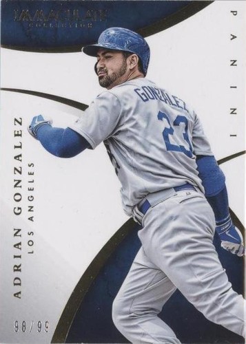 2015 Panini Immaculate Collection - Adrian Gonzalez #78