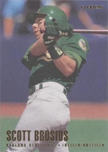 1996 Fleer - Scott Brosius #205