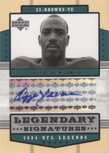 2004 Upper Deck NFL Legends Ozzie Newsome #LS-ON