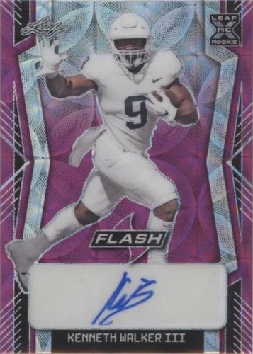2022 Leaf Flash Kenneth Walker III #BA-KW1