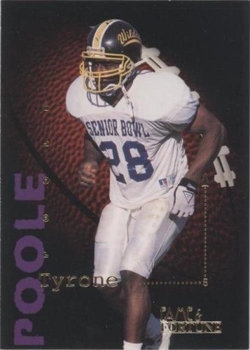 1995 Signature Rookies Fame & Fortune Tyrone Poole #81