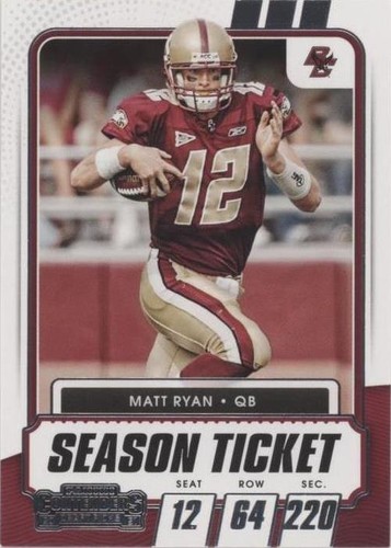 2021 Panini Contenders Draft Picks Matt Ryan #4
