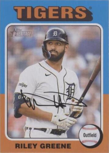 2024 Topps Heritage Riley Greene Image Variation - Tigers | eBay