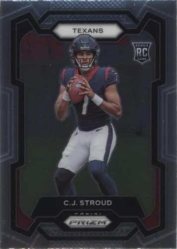 2023 Panini Prizm Rookies C.J. Stroud #339 (RC) Blue Sparkle